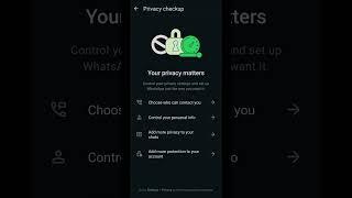 Easily Control Your WhatsApp Privacy #whatsapp #howto