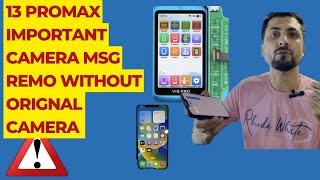 iPhone 13 Pro max important camera message removed without old camera