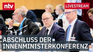 LIVE: Abschluss-Pressekonferenz der Innenministerkonferenz