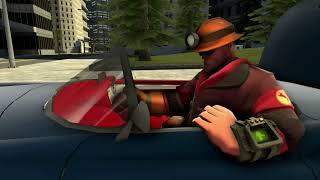 [SFM] When TF2 Players trying driving peacefully.