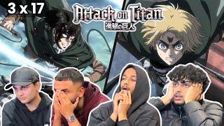 ABSOLUTE ROLLERCOASTER OF EMOTIONS!  | Anime NEWBIES vs. Attack on Titan 3x17 "Hero" Reaction