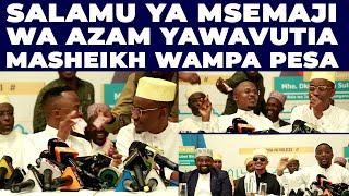 SALAMU YA HASHIM IBWE MSEMAJI WA AZAM YAVUNA ELFU HAMSINI ZA MASHEIKH WA BARAZA LA MAULAMAA