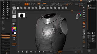 Quick Metal Surface and Cuts Brush tutorial for Zbrush