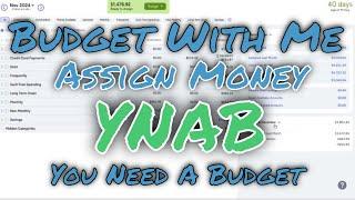 Budget with Me | YNAB (You Need A Budget) Cover Overspending