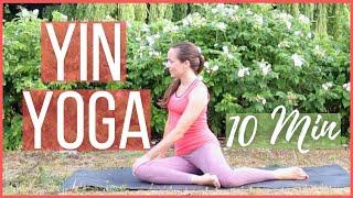 10 min YIN YOGA for Beginners | Deep Stretch Seated Taste of Yin Practice