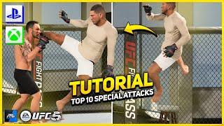 UFC 5 Top 10 Special Attacks/Moves Tutorial and Guide