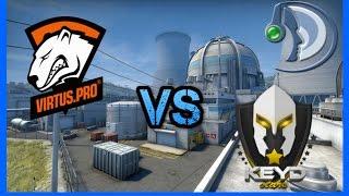 #CS:GO VirtusPro vs Keyd Stars Nuke + TeamSpeak VP