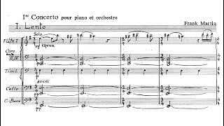 [Full Score] Frank Martin - Piano Concerto No. 1 (1934)