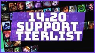 PATCH 14.20 SUPPORT TIERLIST! (LEAGUE OF LEGENDS)