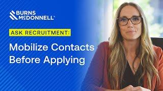 Mobilize Your Contacts Before Applying | Ask a Recruiter