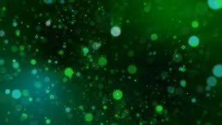 Green Light Shine Particles Bokeh, Stock Footage Video