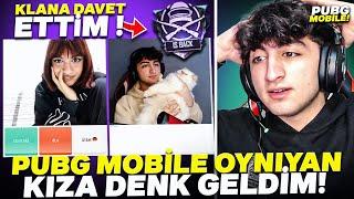 OMEGLEDE PUBG MOBİLE OYNIYAN KIZA DENK GELDİM!  ( KLANA DAVET ETTİM!  ) - PUBG Mobile