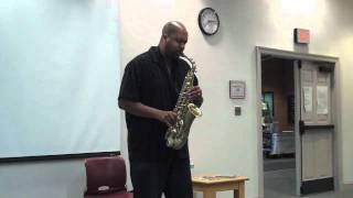 Shenole Latimer on Saxophone