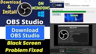 How to Download & Install OBS Studio on Windows 10/11/8/7 | OBS Studio Kaise Install Kare 2022