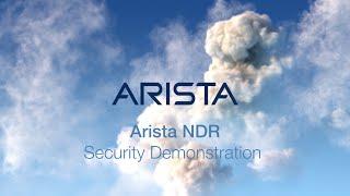 Arista NDR in 3 minutes