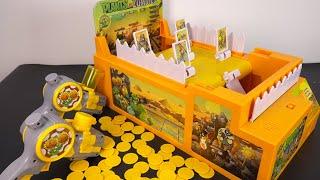 9 Minutes Unboxing ASMR Plants vs. Zombies Desert Level Double Gun Toy Set | Toy Review