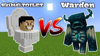 ALL Skibidi TOILETS vs WARDEN | Minecraft PE BATTLE