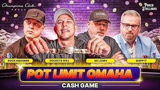 $5/10/20 Crazy Action Live Cash PLO with the Stallions!