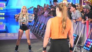 Ronda Rousey vs Natalya + Huge Brawl With Liv Morgan - WWE Smackdown 9/30/22 (Full Segment)