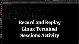 How to Record Linux Terminal Sessions on Ubuntu