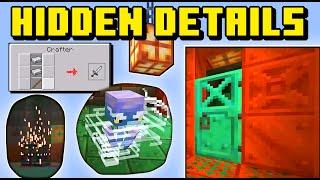 Private Info NOT in 1.21 Minecraft Live: Crafter Stacking, Breeze Loots, Trial Spawner Secrets...