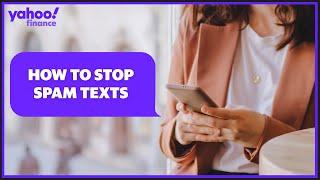 How to stop spam texts