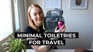 What's in my travel toiletry bag | Minimal travel toiletries for women