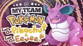 My Team for Let's Go Pikachu and Eevee