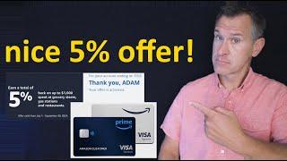 CHECK YOUR CREDIT CARD: Great BONUS 5% Reward Offer on Amazon Visa Cards Starting NOW!