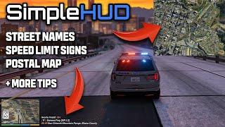 NEW Simple Hud for GTA 5 LSPDFR is Awesome!