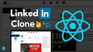 Building React is project | LinkedIn clone | Website using React js, firebase, material UI