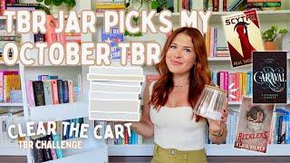 tbr jar picks my october reads 🫙 clear the cart episode 08