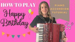 [Piano Accordion Tutorial] Happy Birthday