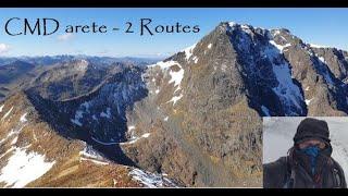 Ben Nevis via CMD arete: 2 different routes comparison, Great views from the Ridge ! Scotland.