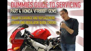Motorcycle servicing for Dummies: Honda VFR800fi Generation 5