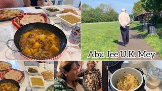 Abu Jee U.K. mey  ||Ninja foodie recipes  || simple dawat menue for  guest || school ka zamana