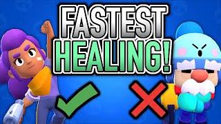 Which Brawlers Heal the FASTEST? - Brawl Stars Healing Tier List!