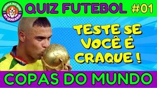 QUIZ Perguntas sobre Copa do Mundo | Será que você consegue acertar 20? [Quiz Futebol]