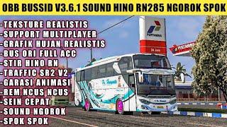 OBB BUSSID V3.6.1 SOUND HINO RN285 NGOROK SPOK-SPOK || BUSSID V3.6.1