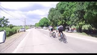 A classic cycling sprint finish in the Philippines