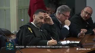 PROCESSI DI PUGLIA DEL 14 01 2025 - PROCESSO PER OMICIDIO SALVATORE CAIRO