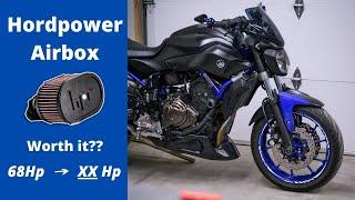 Yamaha Mt07 Hordpower Intake Test