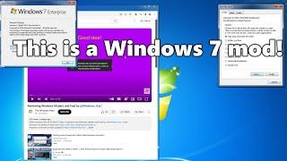 Reviewing a custom Windows 7 mod by TK50P!
