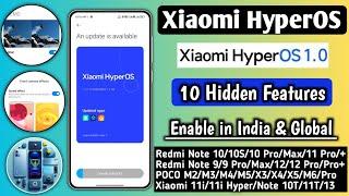 OMG HyperOS Top 10 Amazing Hidden Features, Enable in Any Redmi, Xiaomi, POCO India & Global