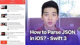 How to Parse JSON in iOS with Swift 3 Tutorial | Code Hangout EPS 94