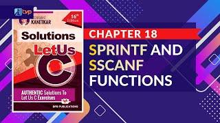 Let us C Solutions | C Programming | How to use sprintf and sscanf functions in C Language?