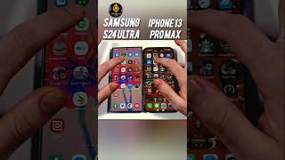 Samsung galaxy 24 ultra vs iphone 13 pro max speed test