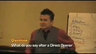 Mystery Method Superconference, pt 1: Direct Game w/ Matador, Discovery, & Asian Playboy PUA