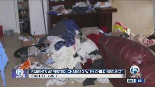 Parents arrested; charged with child neglect