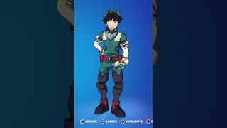 TEA TIME - IZUKU MIDORIYA DEKU SKIN Show Fortnite Dances Emotes! (Fortnite My Hero Academia Skin)